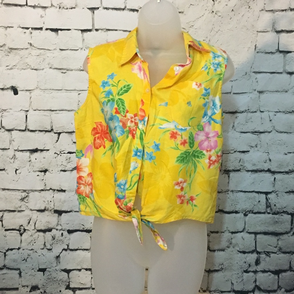 Lauren Ralph Lauren  Hawaiian print tank